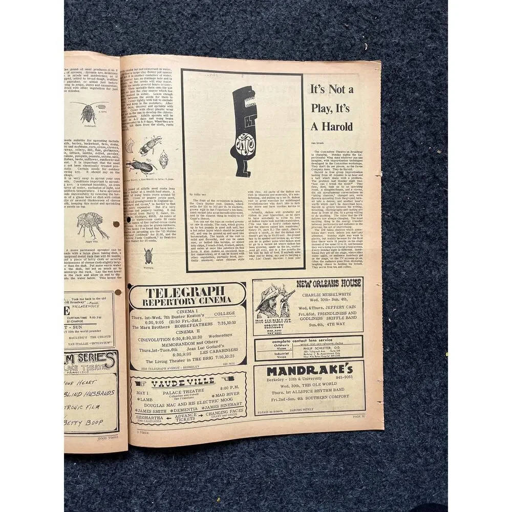 1969 Nixon De Gaulle Newspaper Vintage Ephemera Gifts, Vintage Zine, Good Times